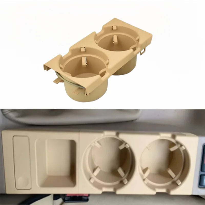 1PC Car Center Console Cup Holder For Bmw 3 Series E46 323i 318I 320I 1998-2006 51168217953 Easy To Install