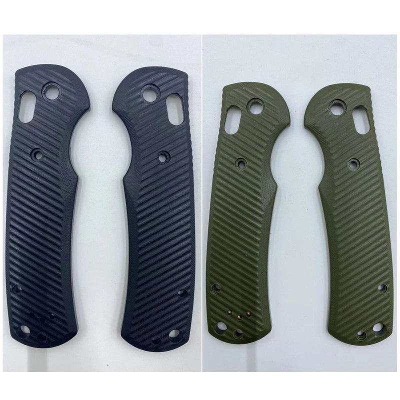 1 Pair 2 Colors Custom Made G10 Material Handle Scales for Benchmade Griptilian 550/551 Folding Knives