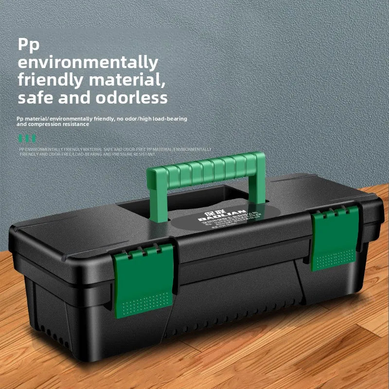 Hardware toolbox, small storage box, professional grade household multifunctional handheld thickened car maintenance electrician