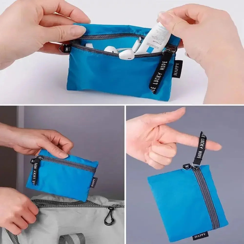 1Pcs Zipper Storage Tool Camping Hiking Outdoor Organizer Travel Cosmetic Bag Waterproof Swimming Bags Backpack Rain Cover