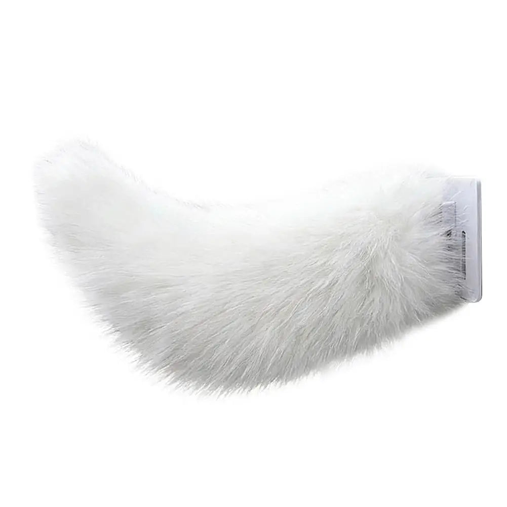 Sound-Activated Electric Plush Tail with Remote Control Moving  Swinging Decorative Tail for Car Interior Auto Accessories