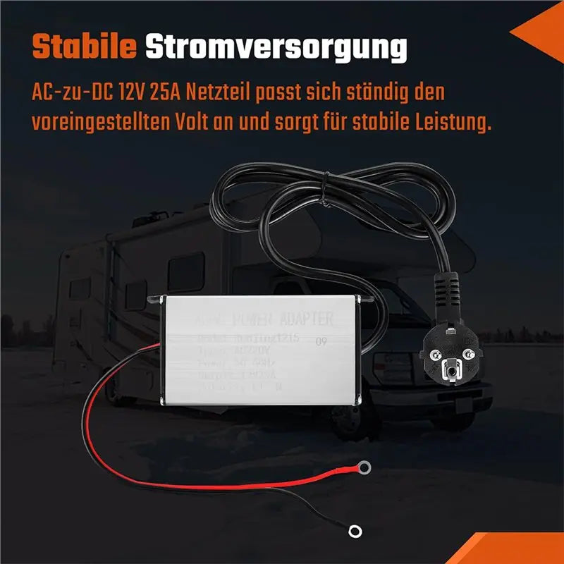 AEA7-240V To 12V AC/DC Power Supply Adapter Transformer Power Supply Adapter For 5-8 KW Diesel Air Heater For Caravan EU Plug