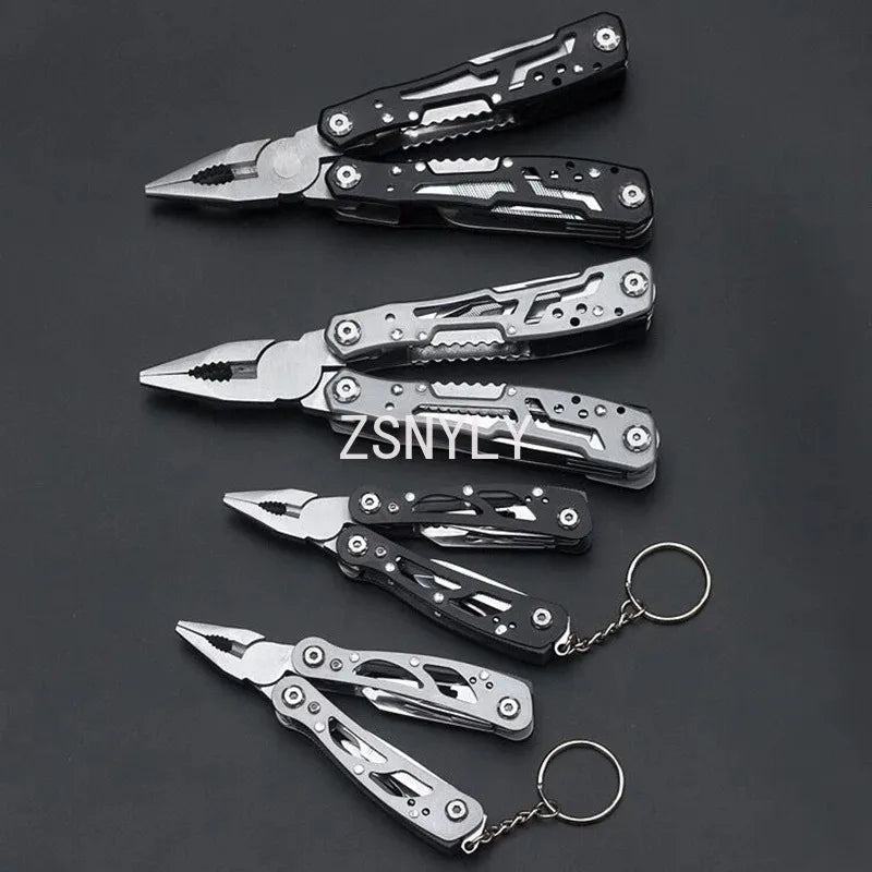 Multifunction Folding Knife Pliers Multi-tool Pocket Pliers Portable Tools Pliers Multipurpose Repair Tools Stainless Steel