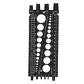 Nut Bolt Screw Gauge Multi Functional Inch Metric Quick Identification Nut Bolt Thread Checker Protable Thread Measuring Tool