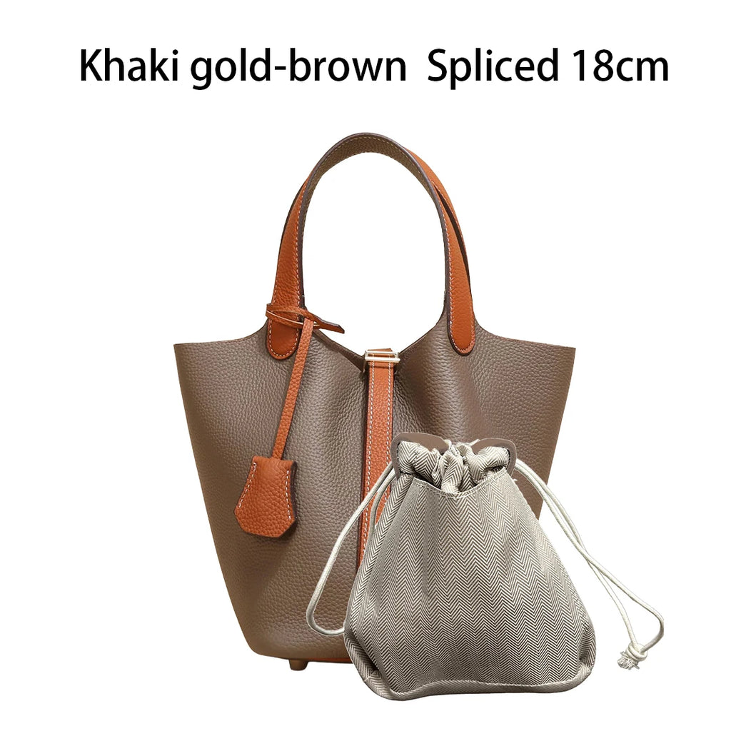 MENDY Women Bags Handbags Bucket Bag 18/22 Big Small Fashion Tote Bag Genuine Leather Luxury Quality Designers Lady Hand Bags