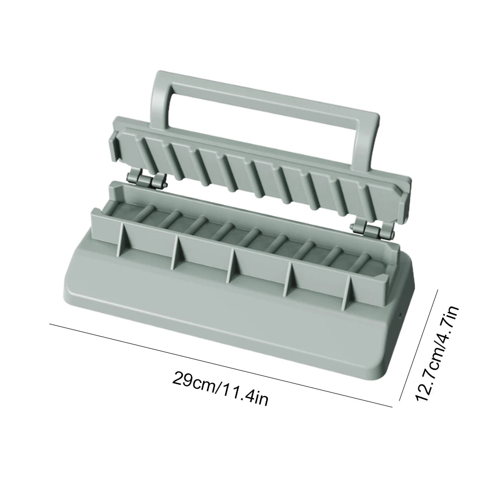 Manual Kabob Mould Plastic Barbecue Meat Skewer Machine Portable Reusable BBQ Skewer Maker Kebab Preparation BBQ Tool
