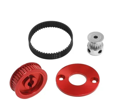 TT-02 Low Noise Belt Drive 16T 40T Transmission Gears System DIY Modify Upgrade Parts for Tamiya TT02 TT-02 1/10 RC Car