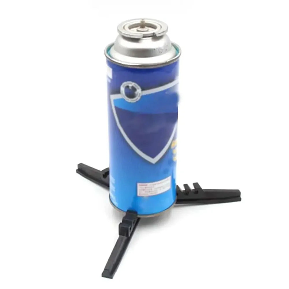 Outdoor Camping Gas Tank Rack Lightweight Foldable Canister Tripod Stand Base Bottle Shelf Gas Cylinder Stove Accessories