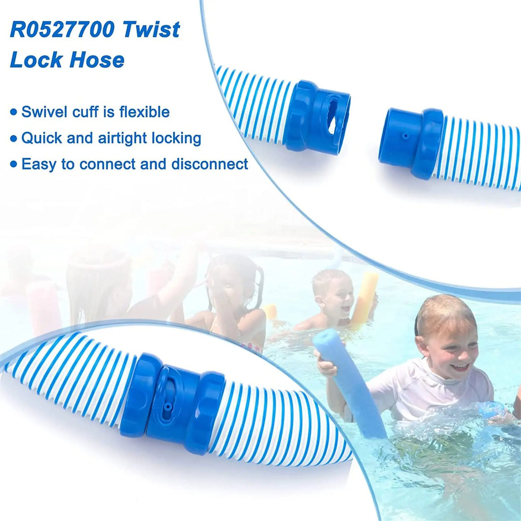 Pool Cleaner Hose Pool Vacuum Twist Lock Hose for Zodiac MX8 Mx6  X7 T3 T5 Pool Cleaner Twist Lock Hose Replacement
