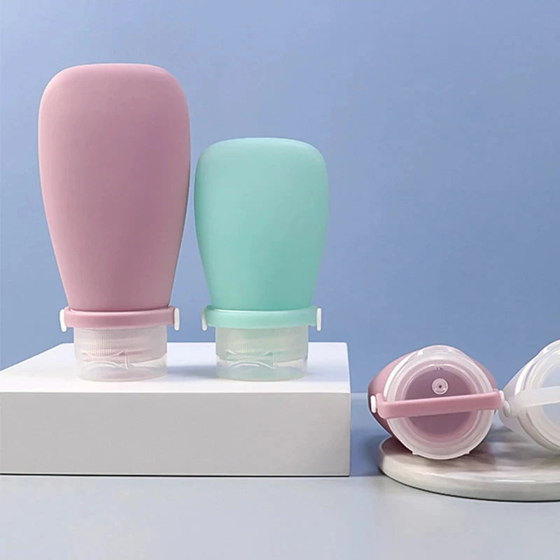 Soft Silicone Travel Bottles 30/60/90ml Empty Squeeze Tubes For Lotion Leakproof Skin Care Products Container Travel Accessories