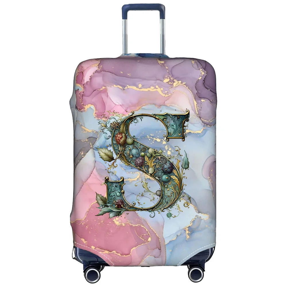 Luggage Cover Stretch Fabric Suitcase Protector Case Graphic Series Baggage Dust Case Cover Suitable 18-32 Inch Suitcase