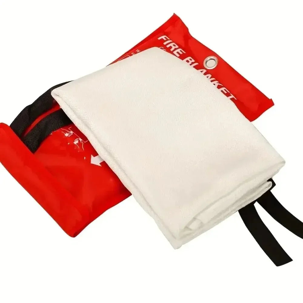 Fire Blanket Fiberglass Fire Emergency Blanket Suppression Blanket Flame Retardant Blanket Emergency Survival Safety Cover