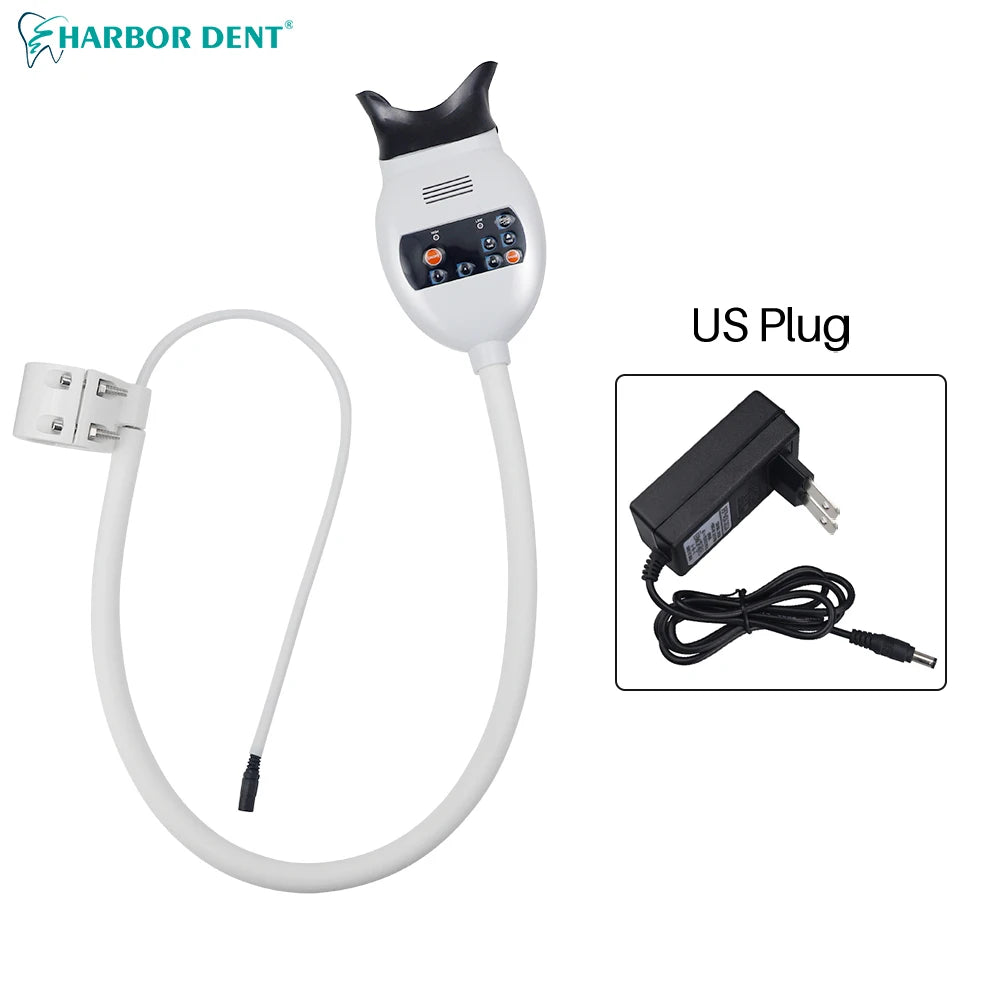Dental Cold Light Lamp 3Color Desk Tooth Whitening Machine Bleaching Accelerator Device LED Light Dentistry Equipment