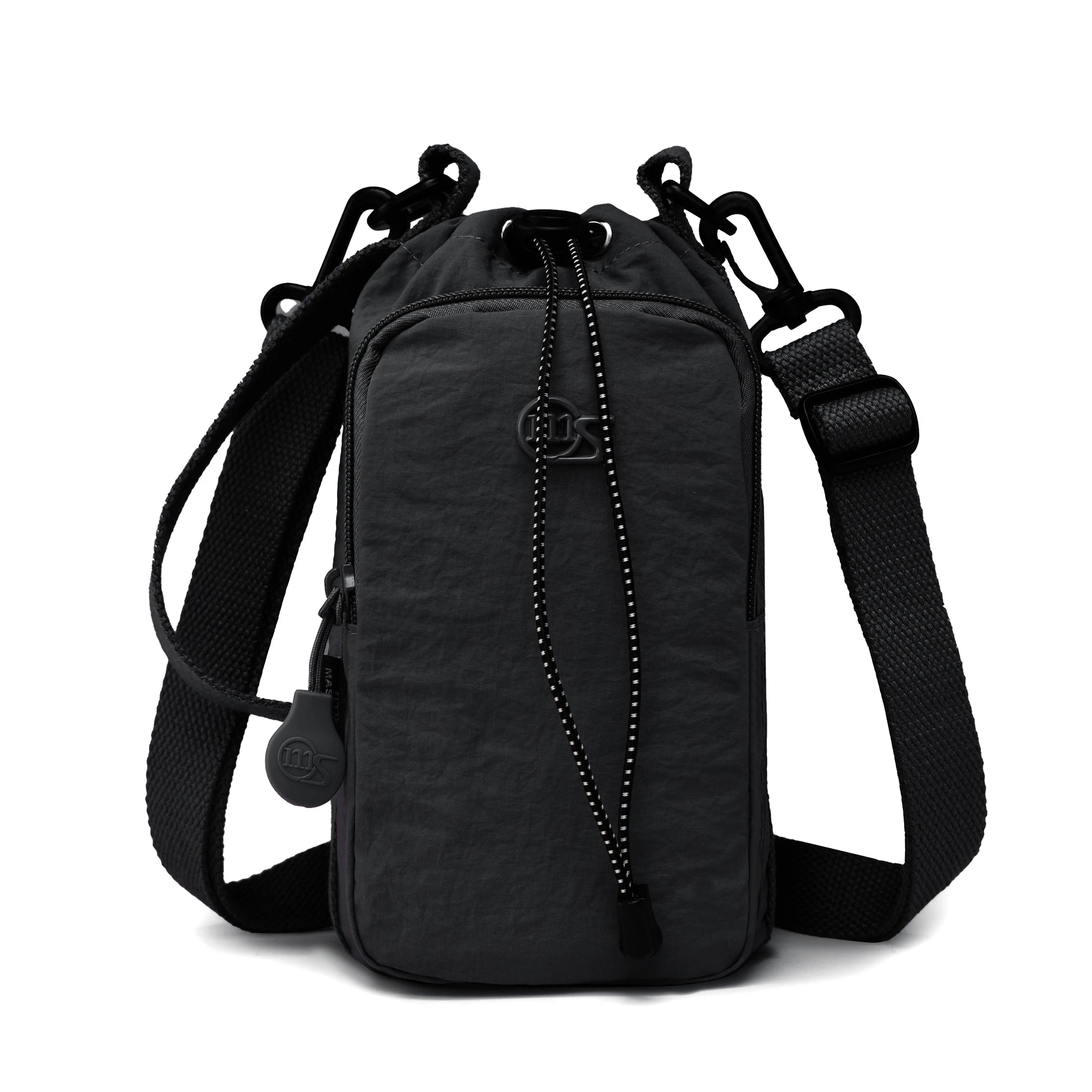 Sport Outdoor Lightweight Crossbody Bag Mobile Phone Bag Water Bottle Bag Nylon Shoulder Bag Drawstring Crossbody Bag
