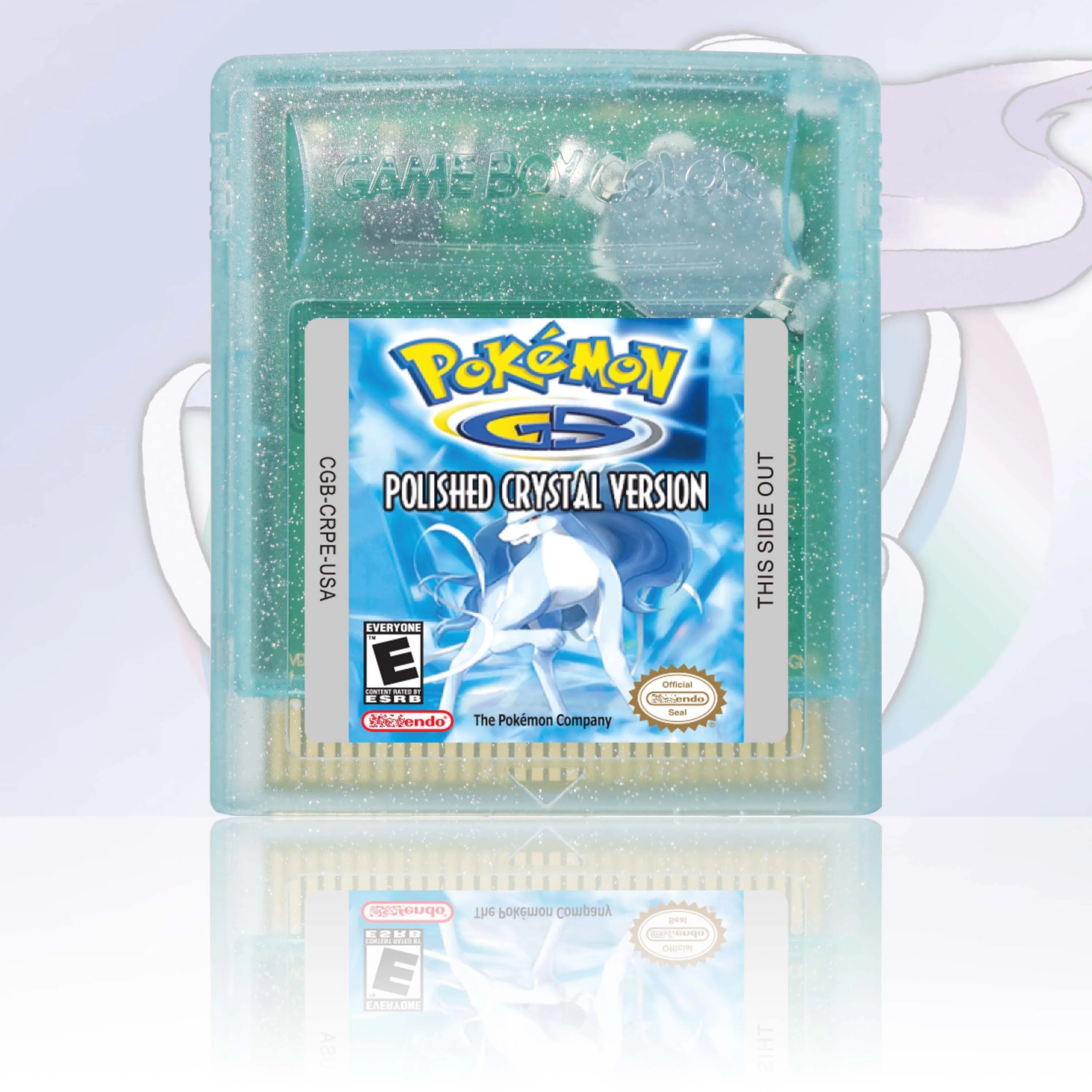 Pokemon Crystal Clear/Orange/Prism/Polished Series GBC Game Cartridge 16 Bit Video Game Console Card High Quality GBC Video Game