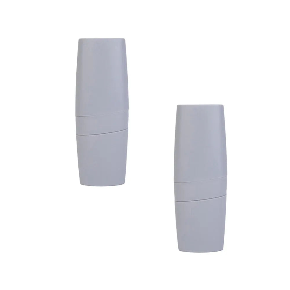 2 Pcs Toothbrush Box Portable Set Holder Case Travel Holders for Protectors Container