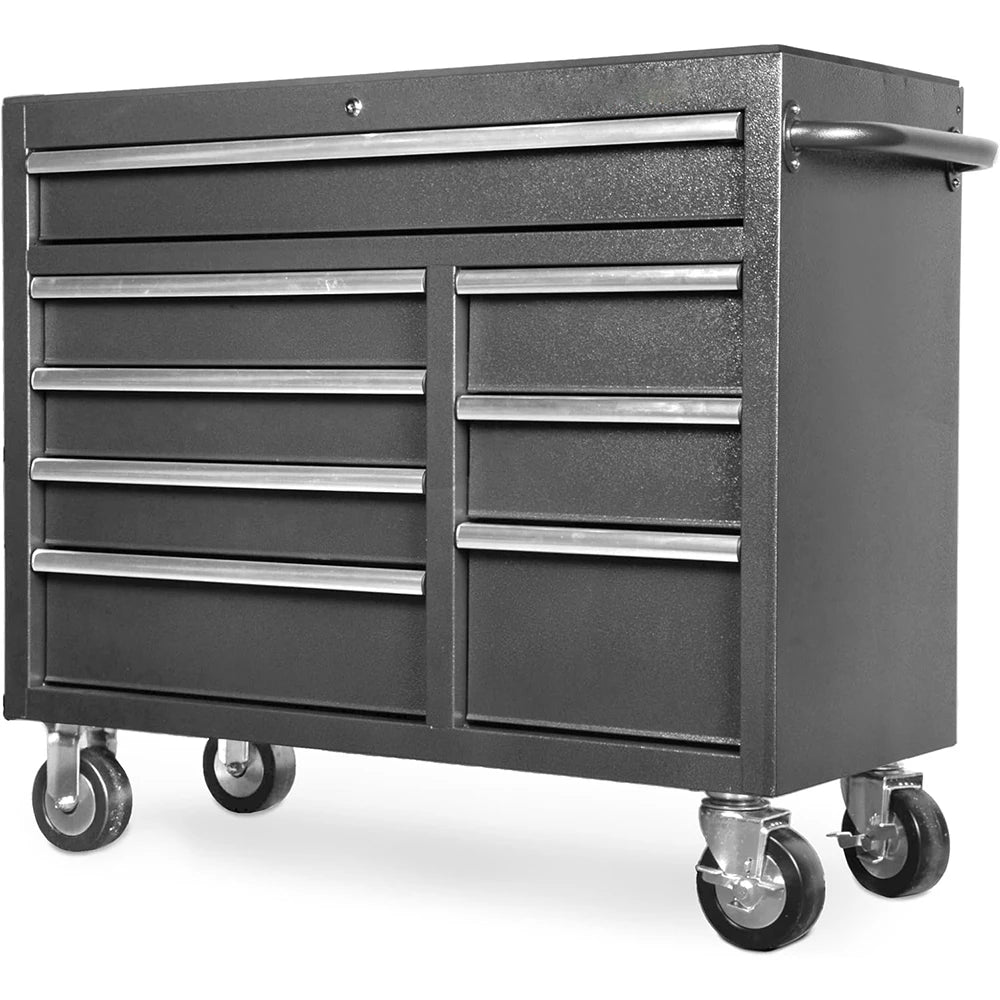 42-Inch Premium Rolling Tool Cabinet Large Tool & Kitchen Storage Cabinet For Garage Workshop Use