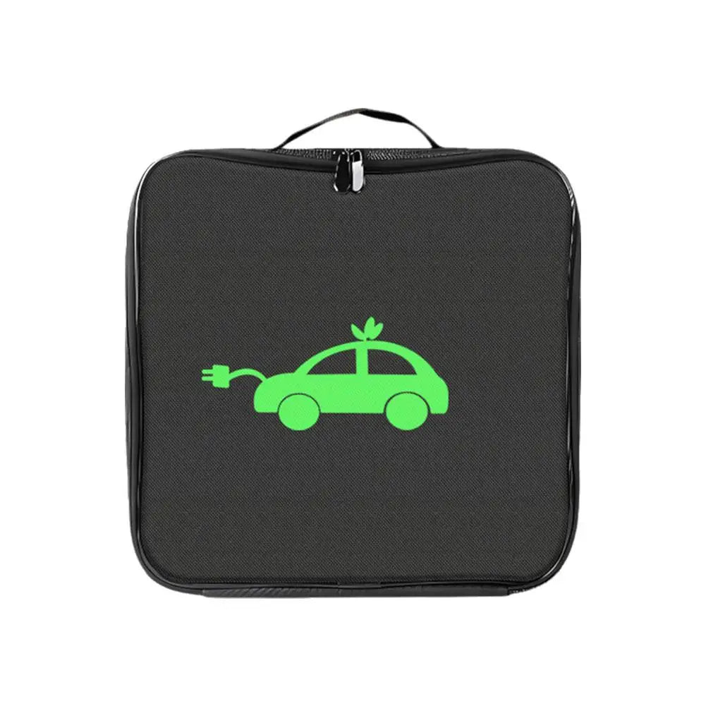 EV Cable Organizer Bag Electric Car Charger Box Charging Organizer Jumper Cable Bag Electric Vehicle Charging Cable Case