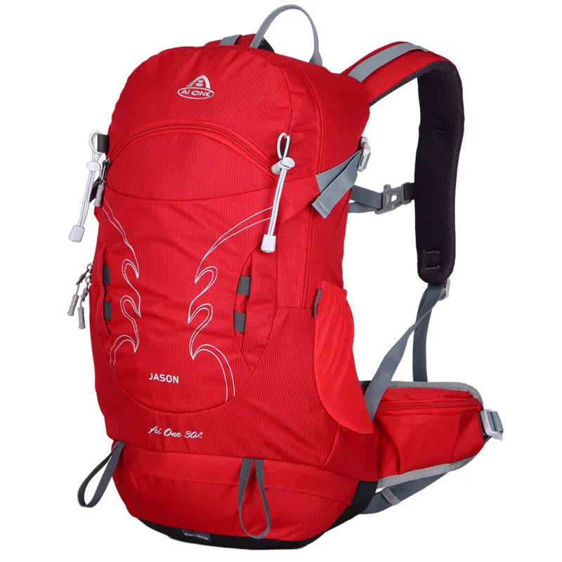 30L Hiking Backpack for Men Women Lightweight Travel Camping Backpacks with Rain Cover Trekking Climbing Bag
