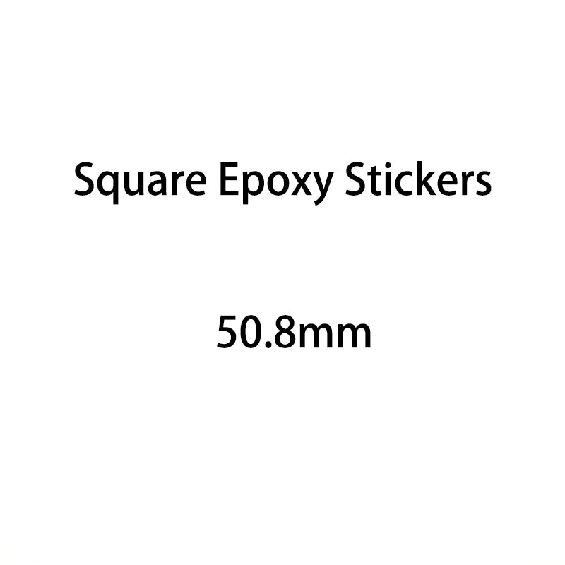 50/100/200/500pcs 3D Clear Epoxy Stickers Round Square Heart Oval Dome Adhesive Stickers Domed Cups for DIY Jewelry Making