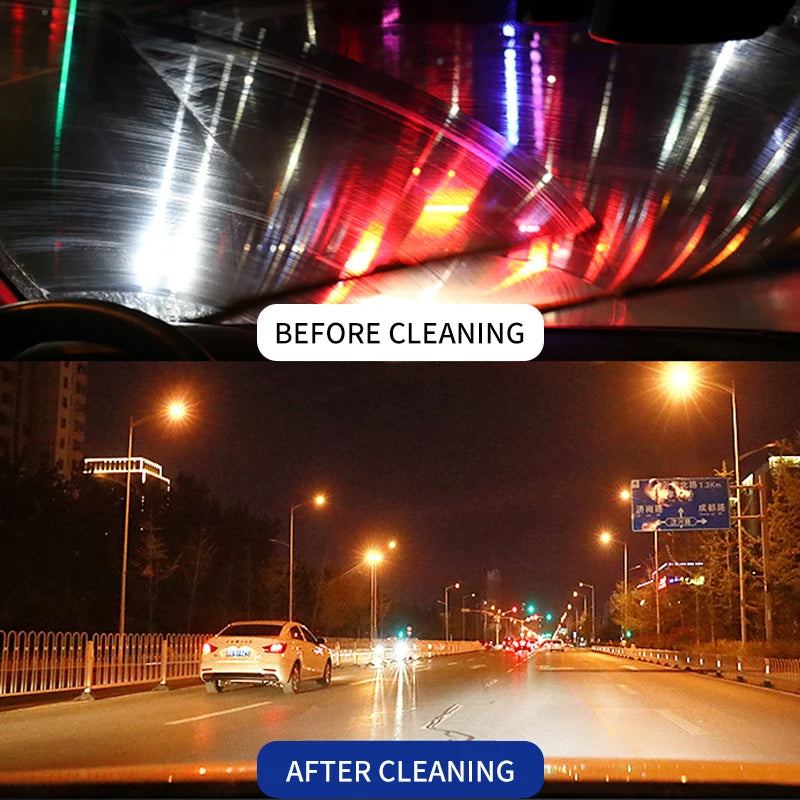 Glass Oil Remover Car Windshield Cleaner Powerful Oil Film Remover Auto Window Glass Polishing Agent