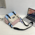 Japanese Simple Men Messenger Bag Korean Bag Student Nylon Waterproof Canvas Bag Tide Shoulder Crossbody Bags for Women Satchel