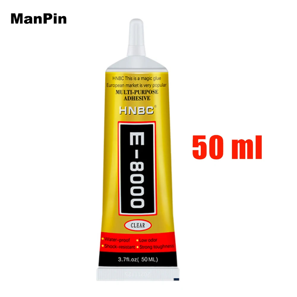 E800 Glue Adhesive Phone Screen Back Cover Middle Frame Warped Edge DIY Handicrafts Metal Paste Screwdriver Crowbar Repair Tool