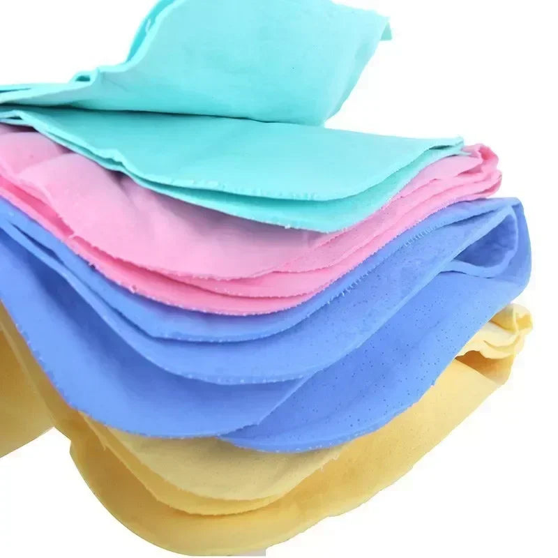 Car Wash Towel Soft Strong Absorbent Cleaner Car Accessories Auto Care Cleaning Cloth Hair Drying Deerskin Towels 43*32cm