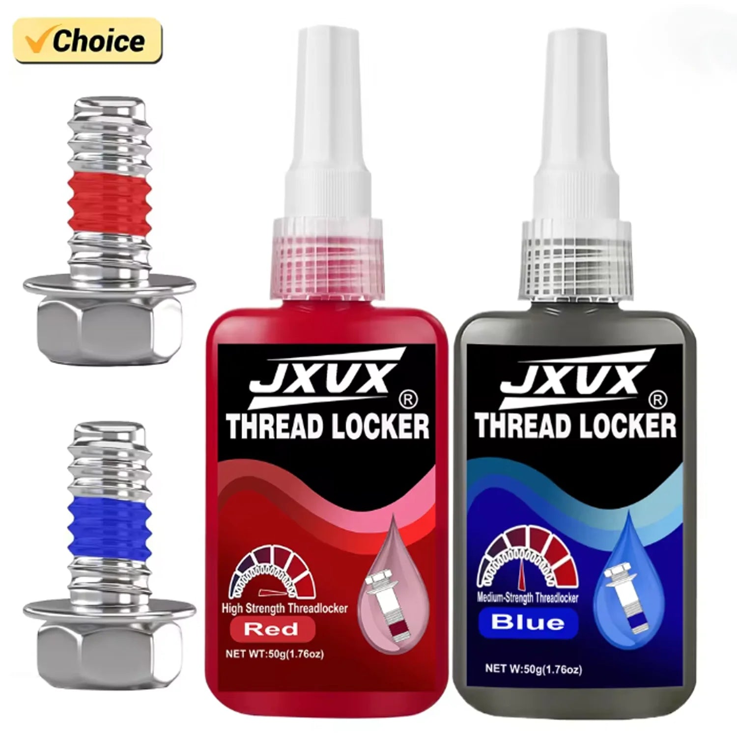 243/271, Fast-Drying, Medium-High Strength Anaerobic Epoxy Adhesive for Thread Fastening, Removable, for Screws and Nuts; Anti-L