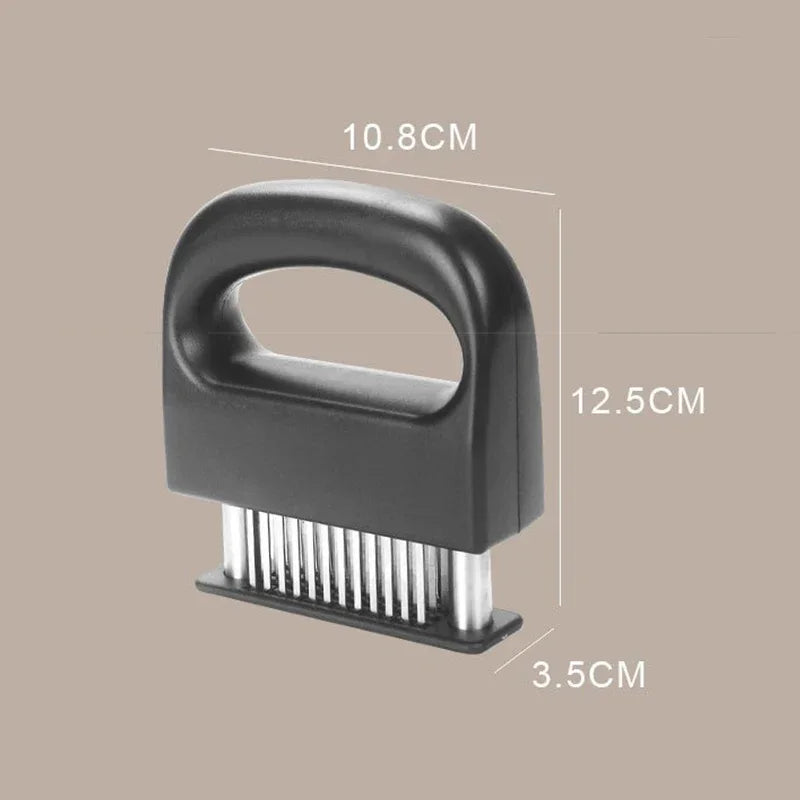 1PC Retractable Stainless Steel Meat Needle Softener Tenderizer Kitchen Cooking Steak Hammer Pounder Tools Meat Beater