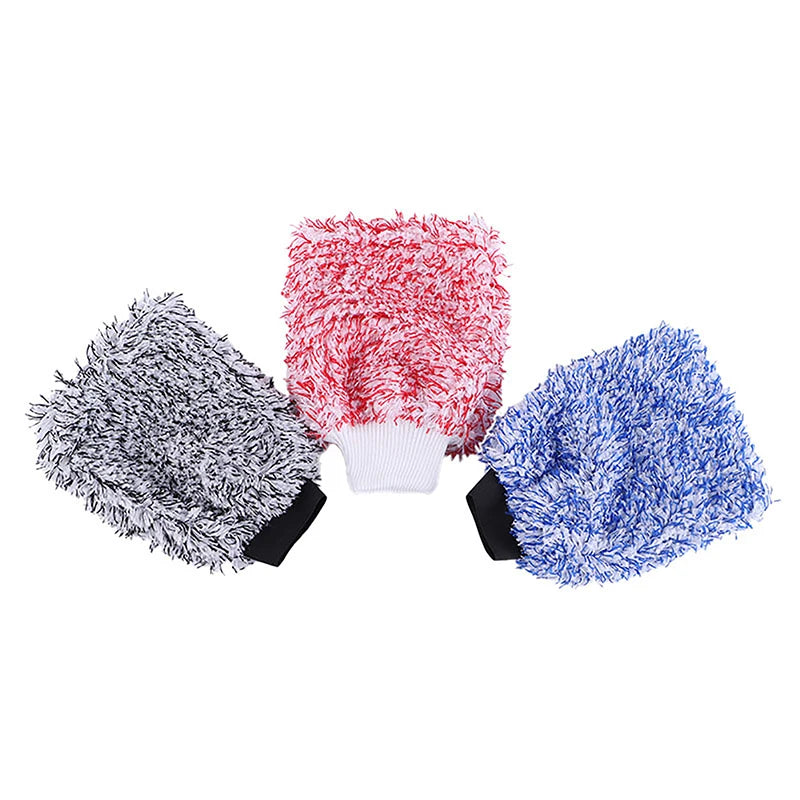 High quality1Pc Car Wash Microfiber Glove Wheels Wash Mitt Non-Slip Soft Easy To Cleaning Car Wheel Mitt Car Accessories