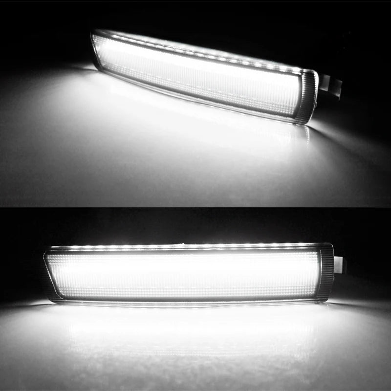 For 1996-2002 BMW Z3 M Coupe Amber LED Front Bumper Side Marker Turn Signal Lights Driving /Parking Lights Fender Flare Lamp 12V