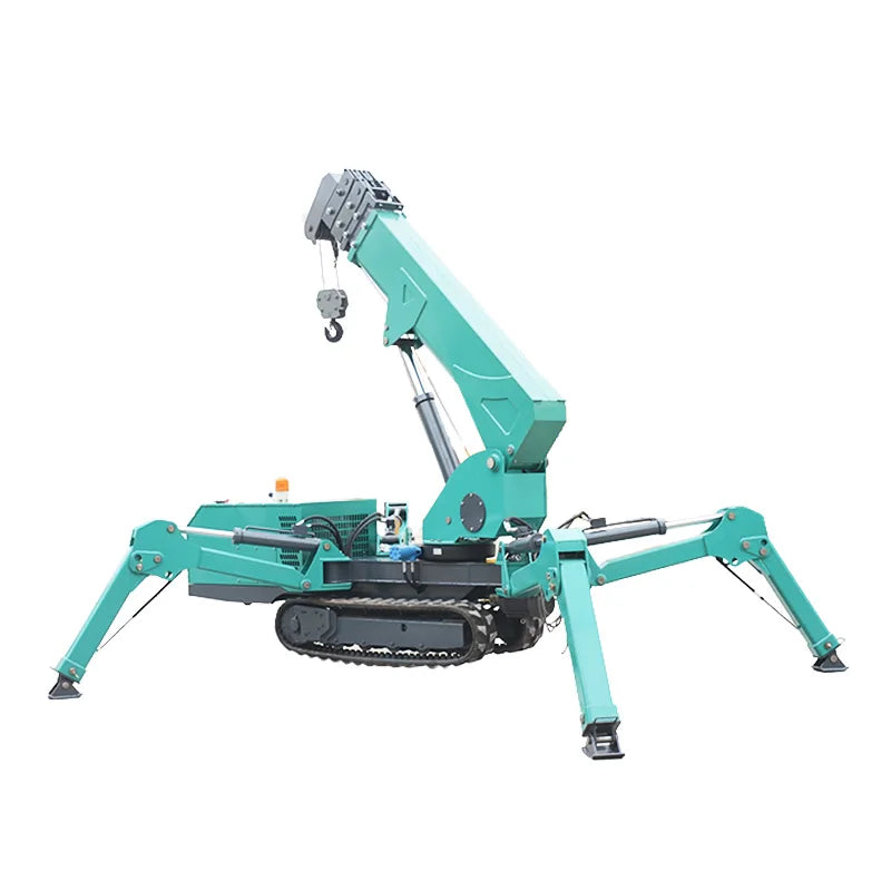 Customizable 3T Spider Crane with 3m Fly Jib for Special Lifting Requirements