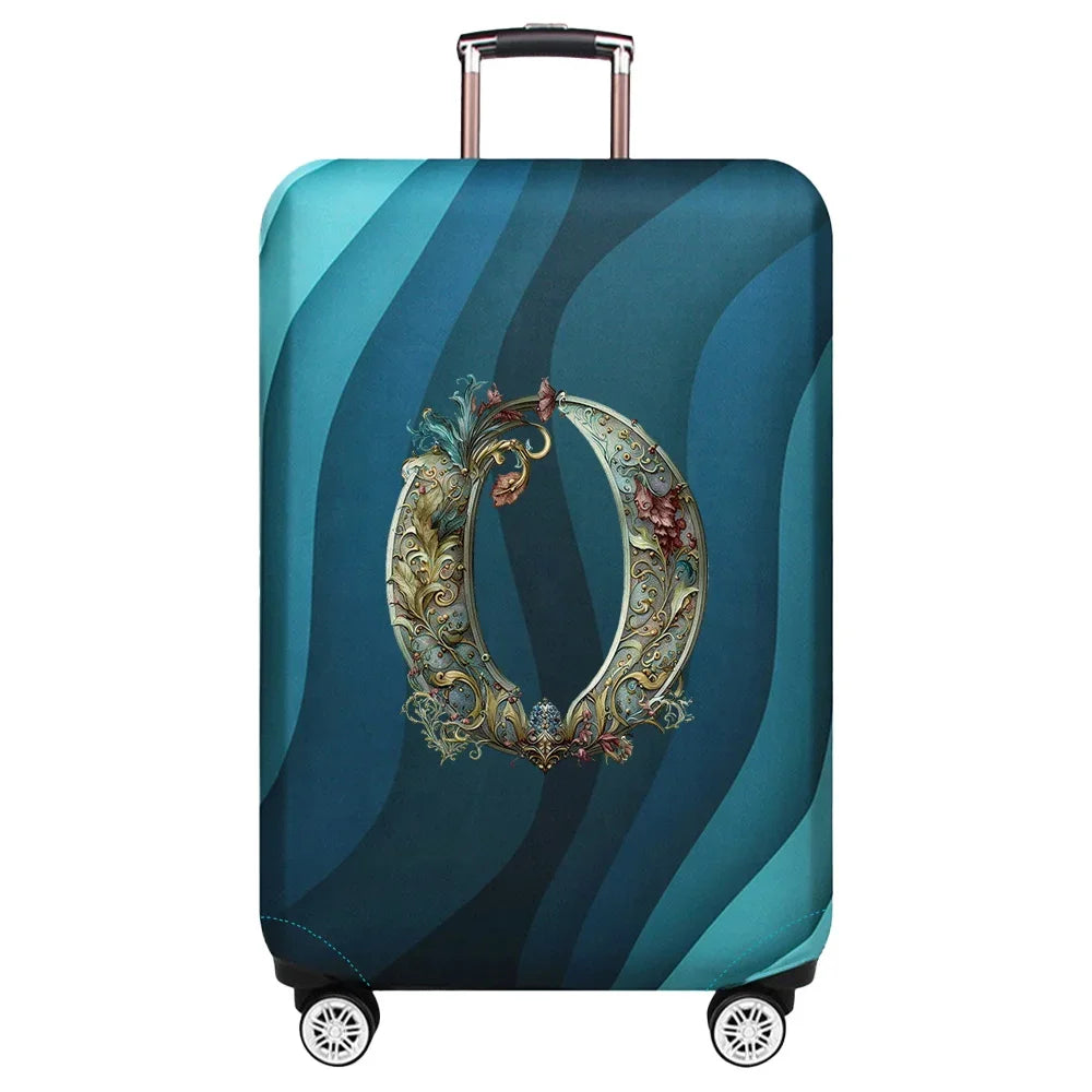 Luggage Covers 18-32inch Protector Travel Luggage Suitcase Protective Cover Stretch Dust Covers Print Graphic Letter Series