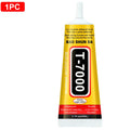 T7000 Black Soft Adhesive T-7000 Computer Touch Screen and Mobile Phone Touch Screen for Anti-Vibration Shelf Repair Coating 15/25/50/110ml with Precision Syringe