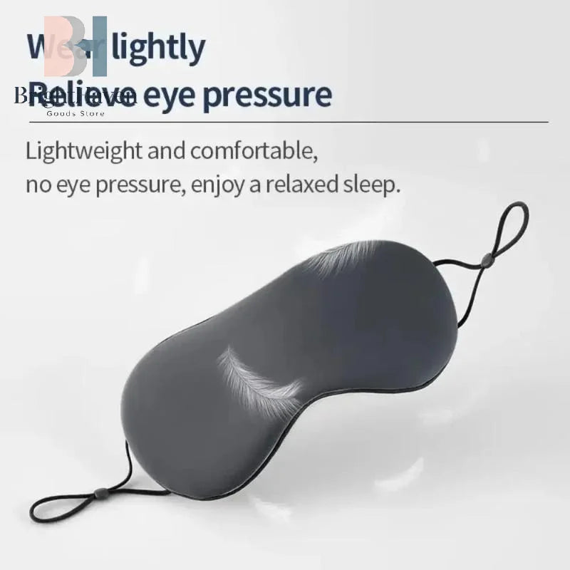 Ice Silk Eye Mask Adjustable Warm Cool Dual Use Skin Safe Breathable Sleep Mask For Travel And Comfortable Light Blocking B.H