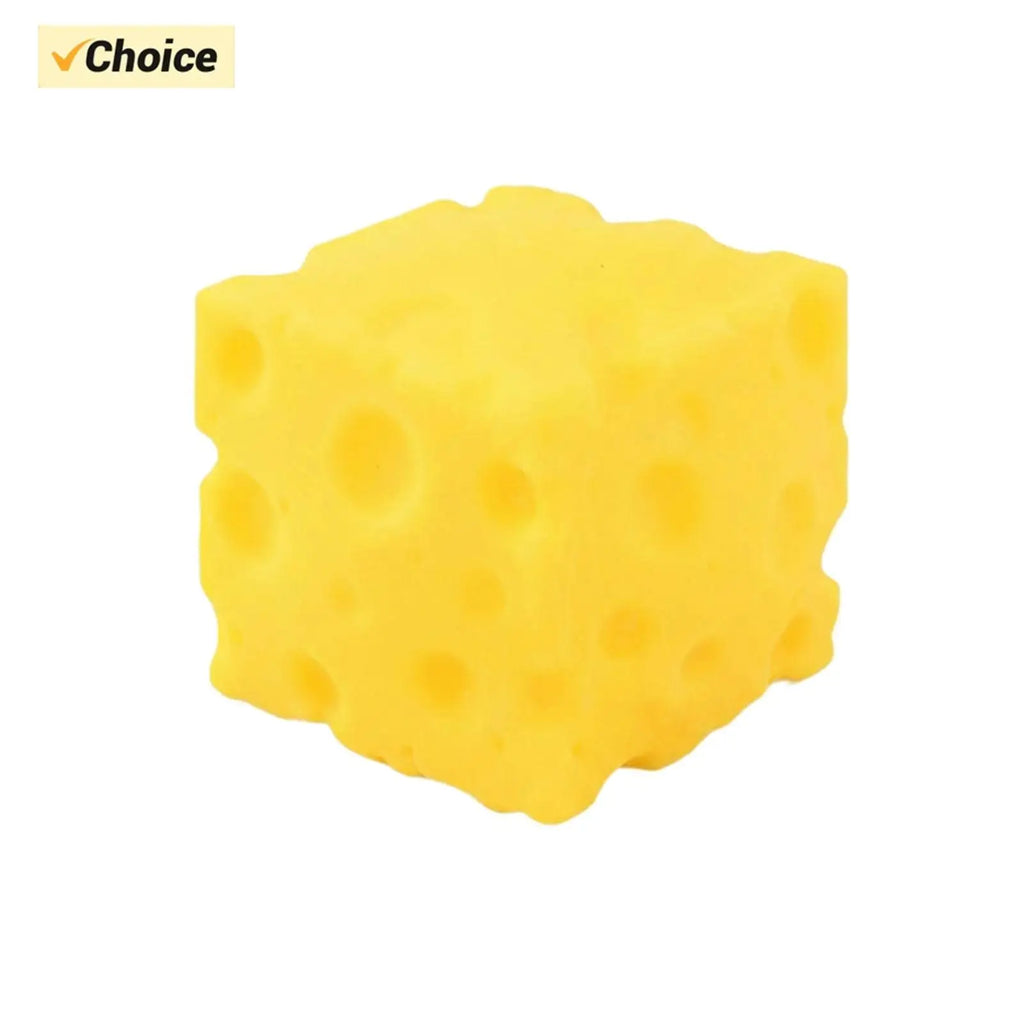 Hot-selling！ Cheese Cube Stress Ball Big Cheese Shapeable Squeeze Ball Non-Bounce Fidget Toy ASMR Sensory Anti-Stress Gift
