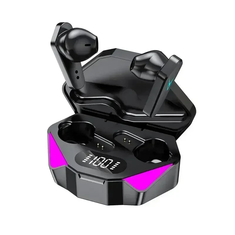 TWS Gaming Earbuds Wireless Bluetooth Earphones With Mic Bass Audio Sound Positioning 9D Stereo Music HiFi Headset For phones