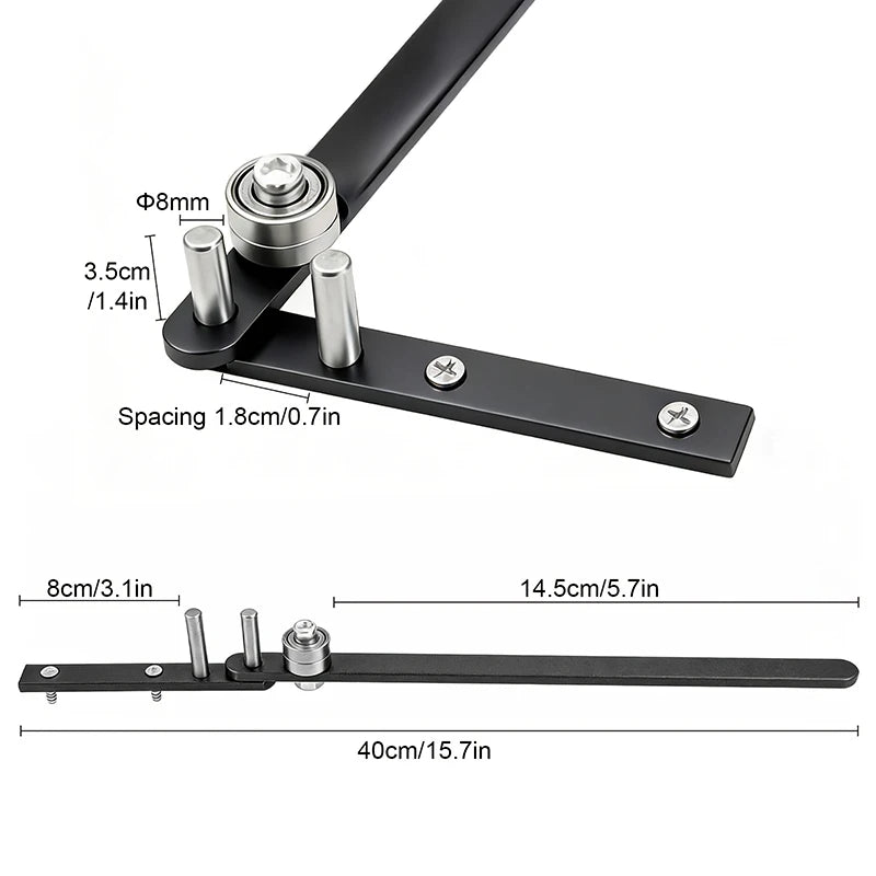 Manual Wire Bending Tool Carbon Steel Rebar Bender Construction Precision Black Coated Iron Wire Steel Copper Angle Bearing Tool
