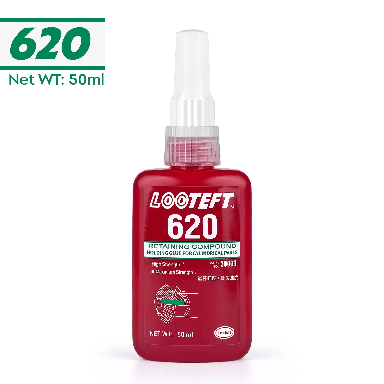 50ml Threadlocker Screw Glue Anaerobic Threadlocker Screw Adhesive Glue Anti-loose Thread Locking Agent Anaerobic Adhesive Caulk