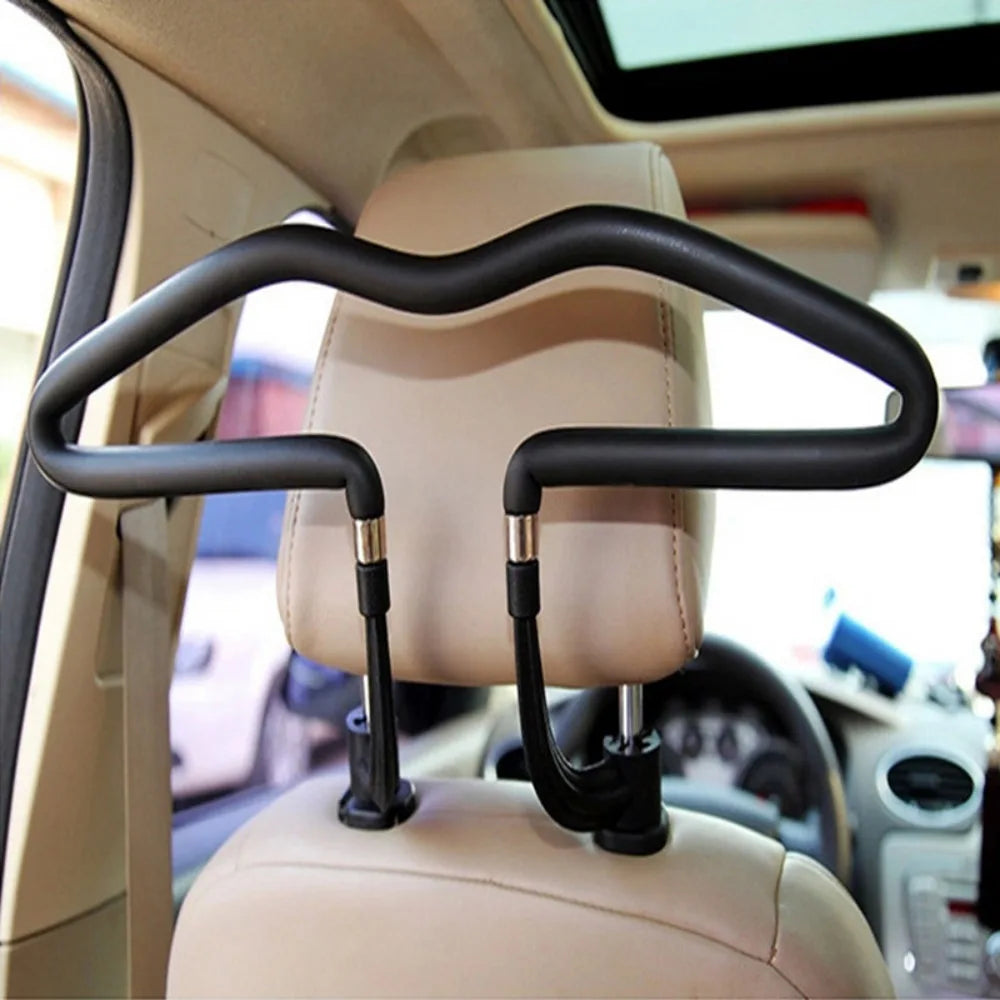 Multifunction Car Back Seat Clothes Hanger Rack Seat Back Hanger for Clothes Drying Travel Vehicle Interior Accessories
