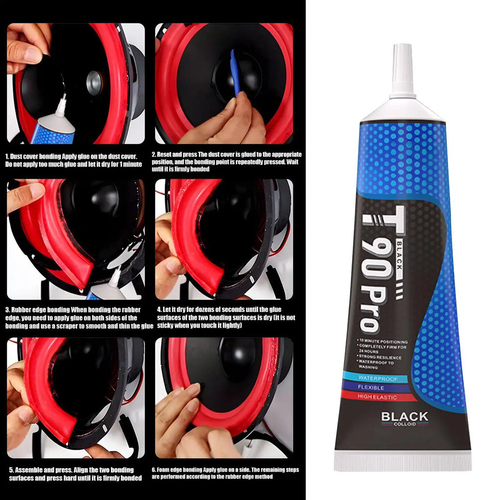 Speaker Repair Glue 18ml 55ml 115ml High Performance Adhesive for Dust Caps Cone Edge Bonding Electronics Speaker Restoration