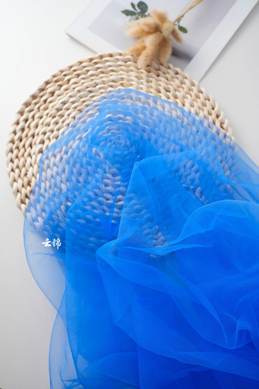 Green Transparent Tulle Fabric By The Meter for Clothing Hanfu Veil Wedding Background Diy Sewing Gauze Cloth Soft Light White