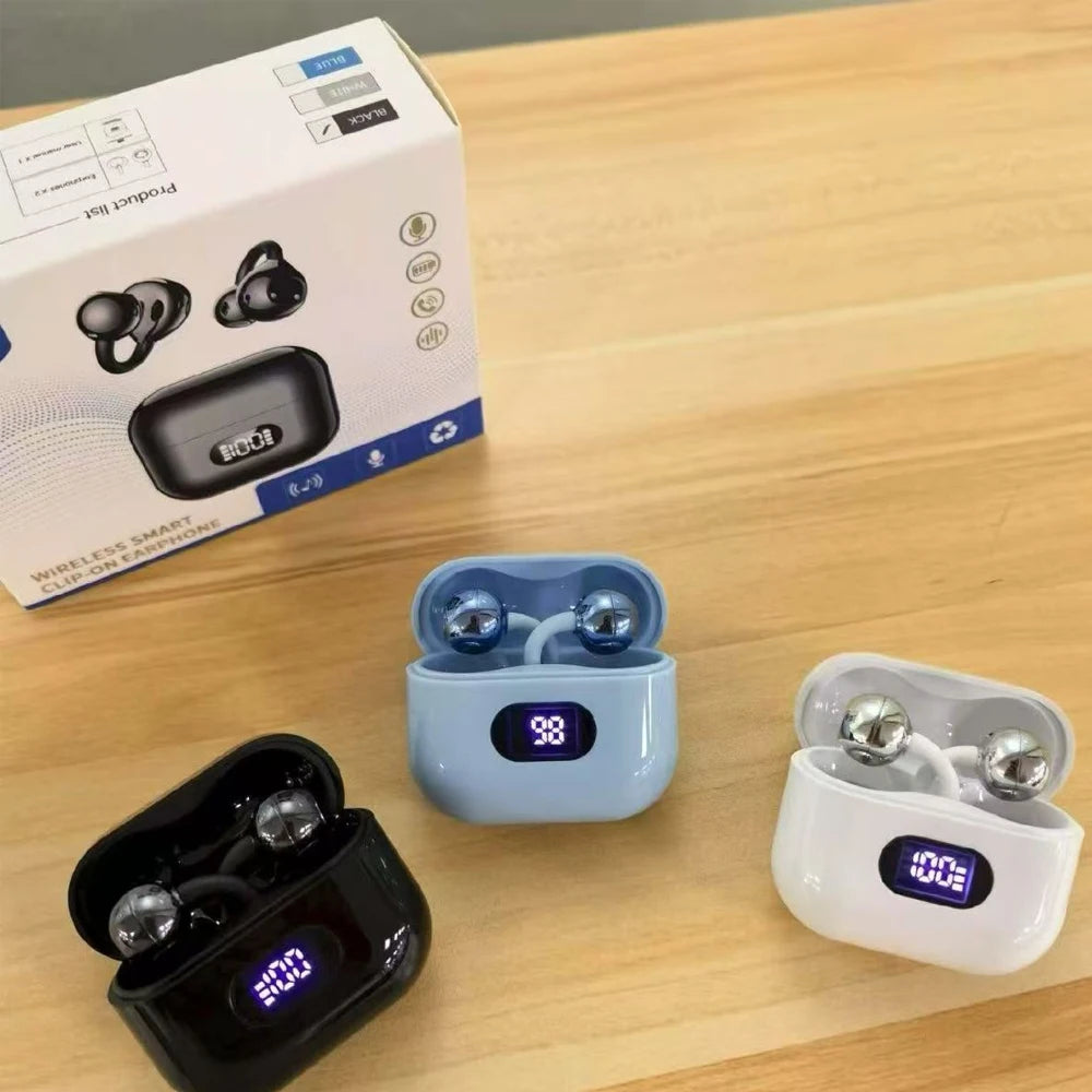 Wireless Earbuds Clear Calls IP7 Waterproof  Long-Battery Life Earphone with LED Display High Quality Wireless Headphones