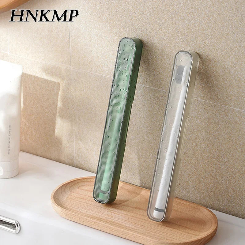 1PCS Portable Toothbrush Holder Box Outdoor Travel Camping Toothbrush Storage Organizer Case Bathroom Accessories