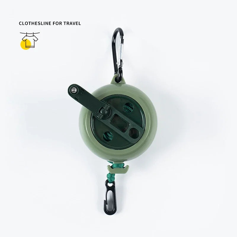Multifunctional Portable Clothesline, Adjustable Retractable Clothes Line for Outdoor Camping Travel Home Use