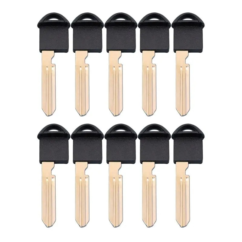 Emergency Insert 10Pcs Smart Small Mechanical Key For Nissan Altima Cube Maxima Pathfinder Rogue Replacement Spare Keys