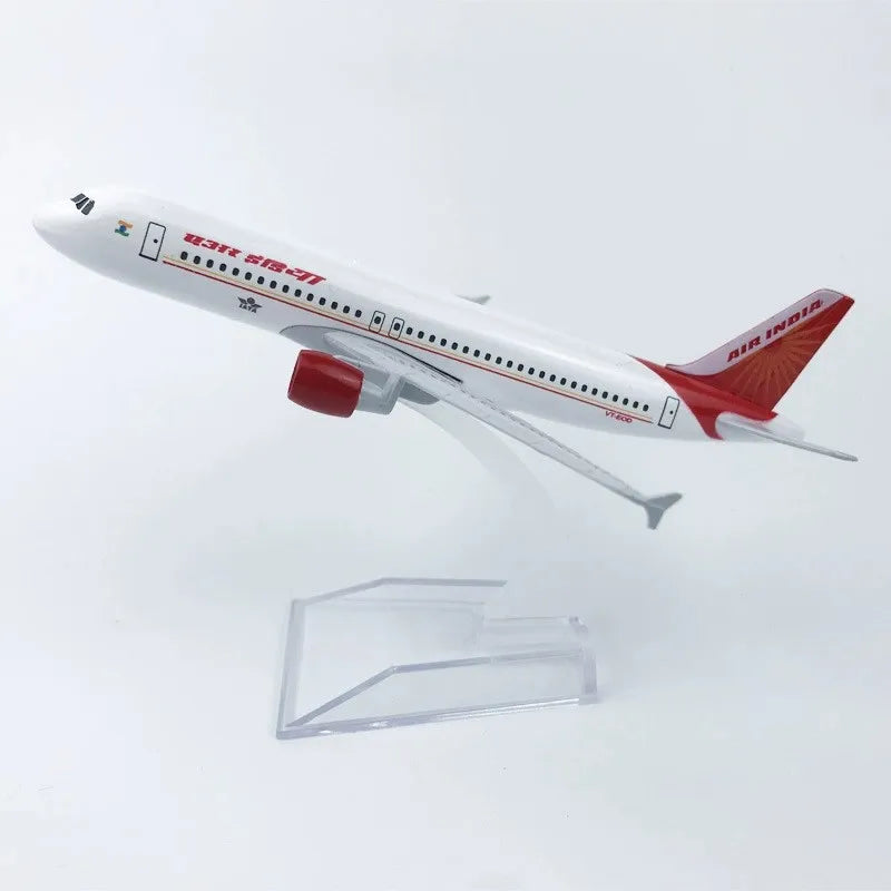 A320 16CM Air India Airways 320 Airplane Model With Landing Gear Alloy Metal Diecast Aircraft Model Toy plane Gift Model Aviatio