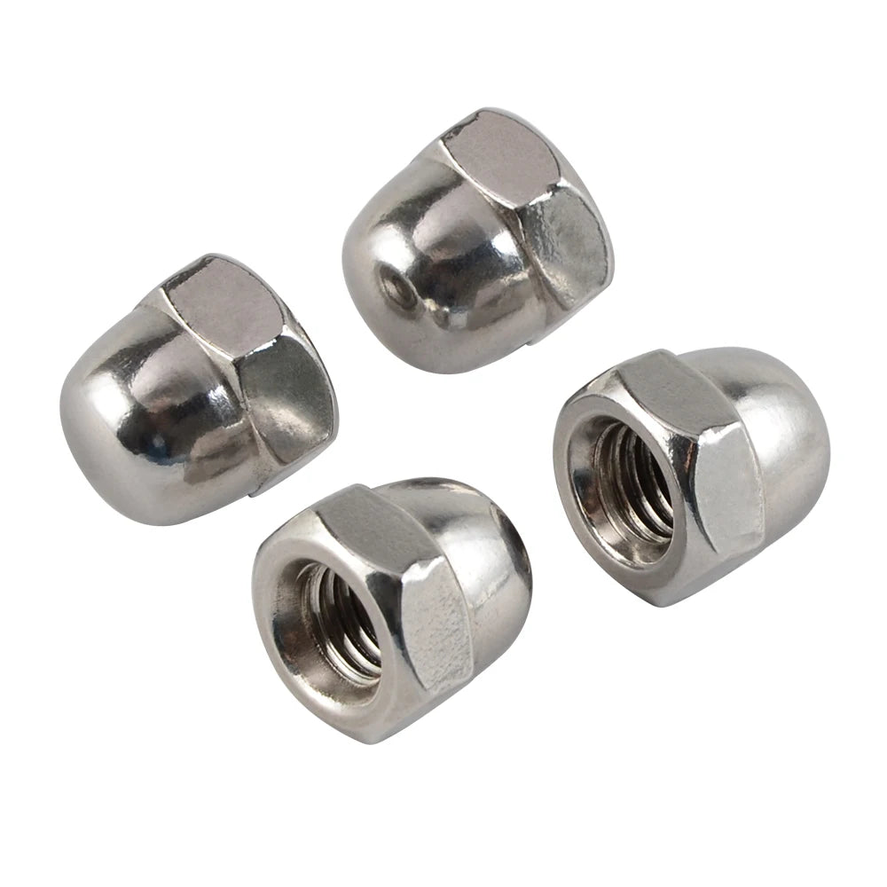 4pcs 6mm 10mm Motorcycle Acorn Nuts M10*1.25 M6*1.00 M6 M10 Auto Hexagon Cover Dome Cap Nut Blind Nuts