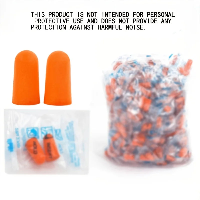 Anti-noise sponge earplugs PU foam anti-noise noise reduction sleep work noise reduction anti-noise snoring